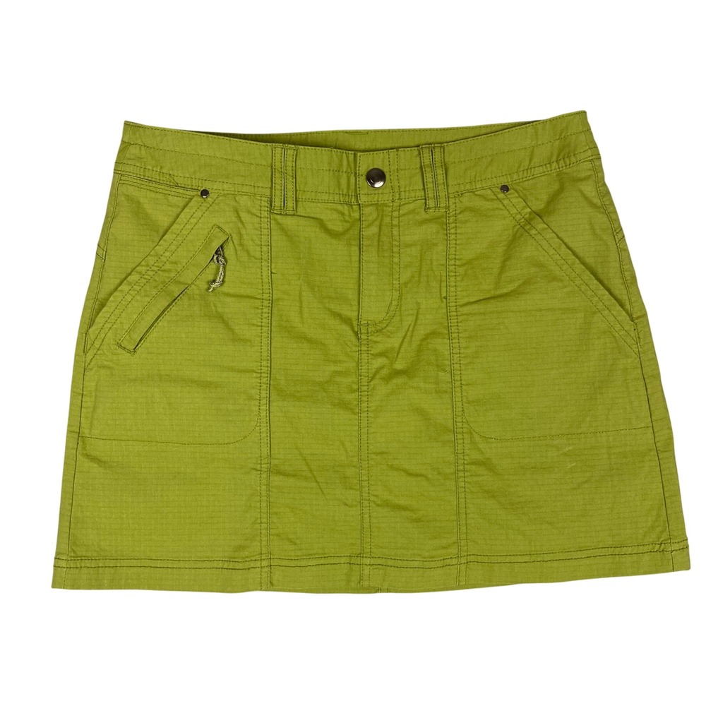 Title Nine Green Big B Ripstop Hiking Skort Womens 6